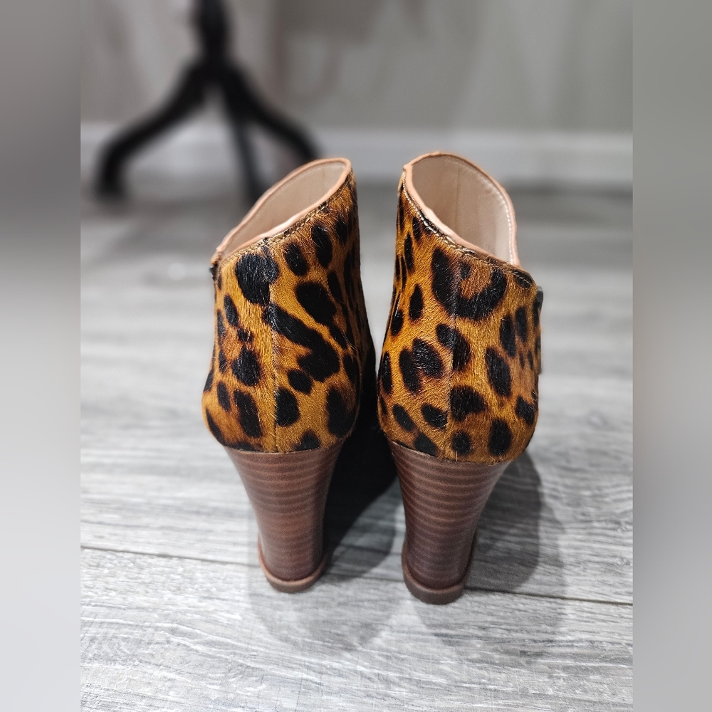 1.state leopard cowhide boho wedge bootie boots from Nordstrom size 7 - Picture 4 of 6